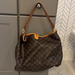 Louis Vuitton Delightful MM monogram Brown Shoulder Bag